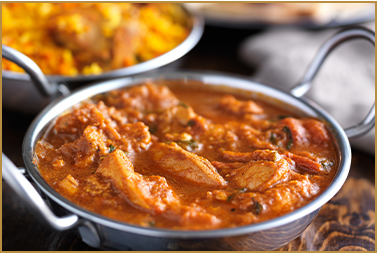 Freshly cooked curries from the The Everest Eatery