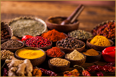 Fresh spices with The Everest Eatery